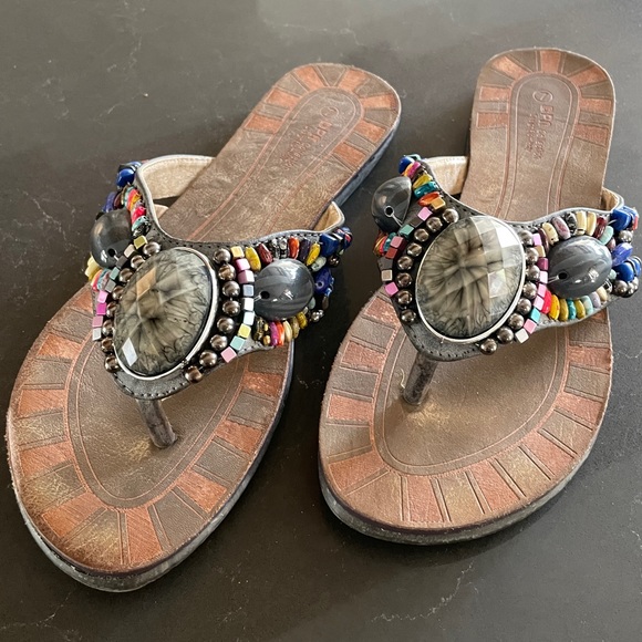 Beaded sandals - Picture 1 of 4